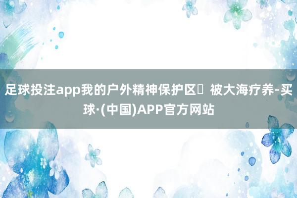 足球投注app我的户外精神保护区	被大海疗养-买球·(中国)APP官方网站