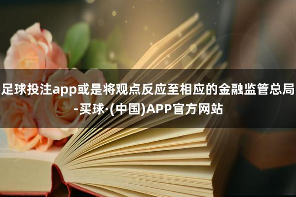 足球投注app或是将观点反应至相应的金融监管总局-买球·(中国)APP官方网站