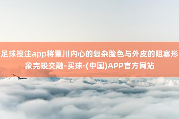 足球投注app将覃川内心的复杂脸色与外皮的阻塞形象完竣交融-买球·(中国)APP官方网站